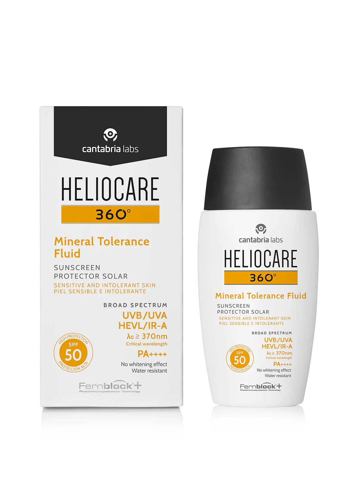 Heliocare mineral tolerance